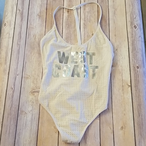 FOREVER 21 WEST COAST ONE PIECE SWIMSUIT - Picture 2 of 9